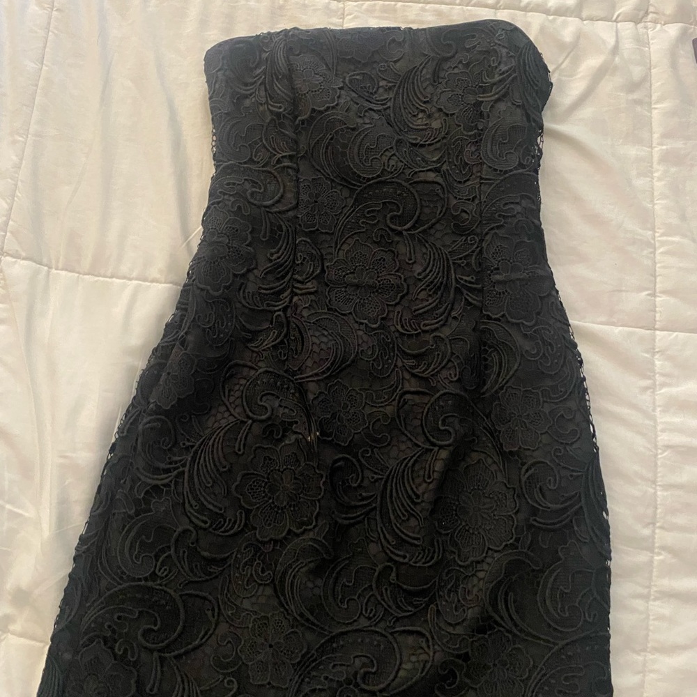 Adorable, strapless, LBD